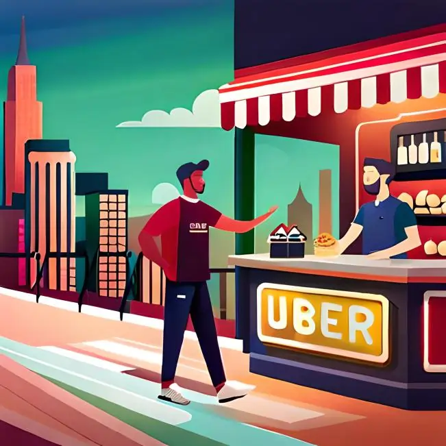 as uber shop for near pickup station